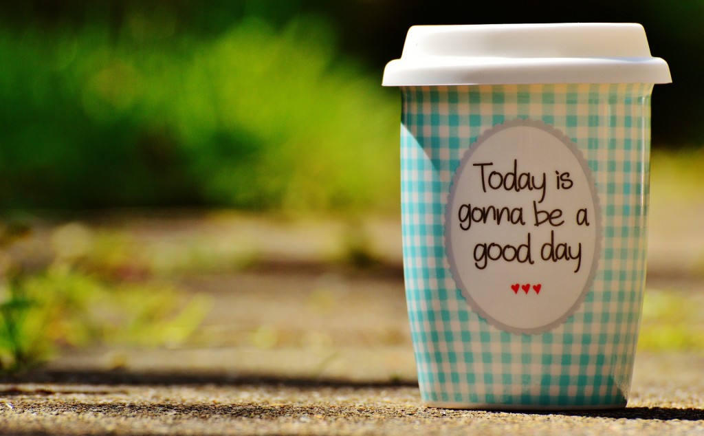 positive affirmation coffee cup